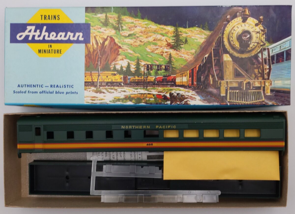Athearn 1796 HO Northern Pacific 72' Diner Car Kit