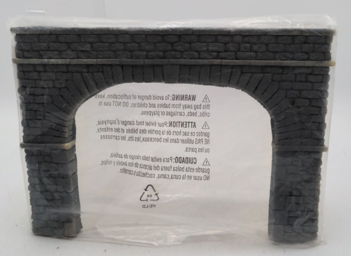 Scenic Express FL6262 O Scale Pennsy 2-Track Cut Block Tunnel Portal