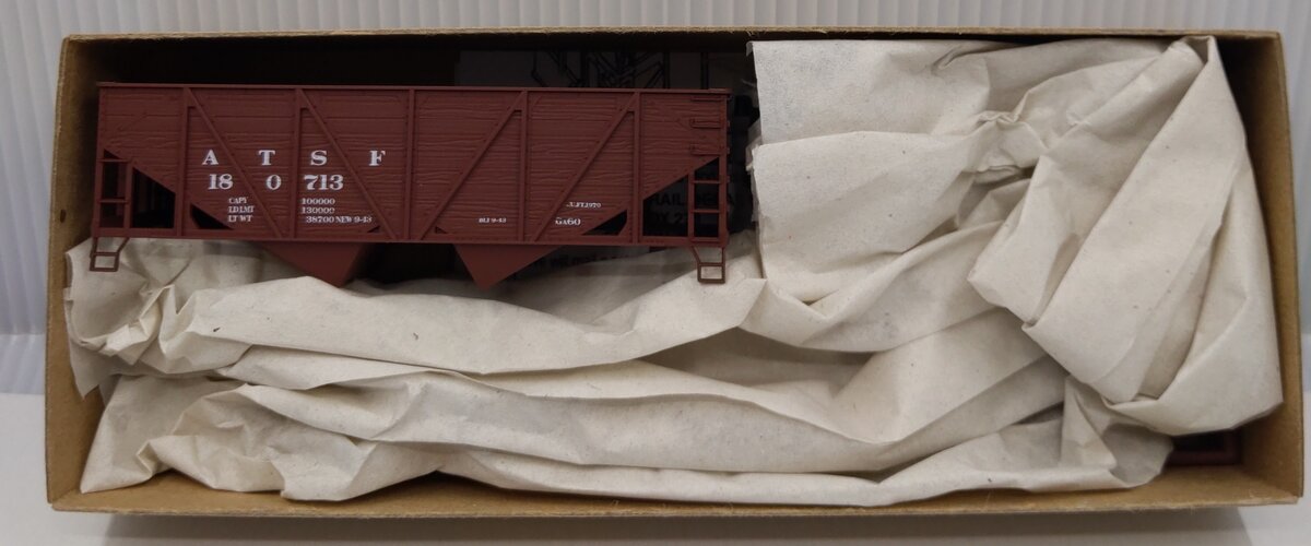 Accurail 2751 HO Scale Santa Fe Wood Side Twin Hopper Road # 180713 Kit