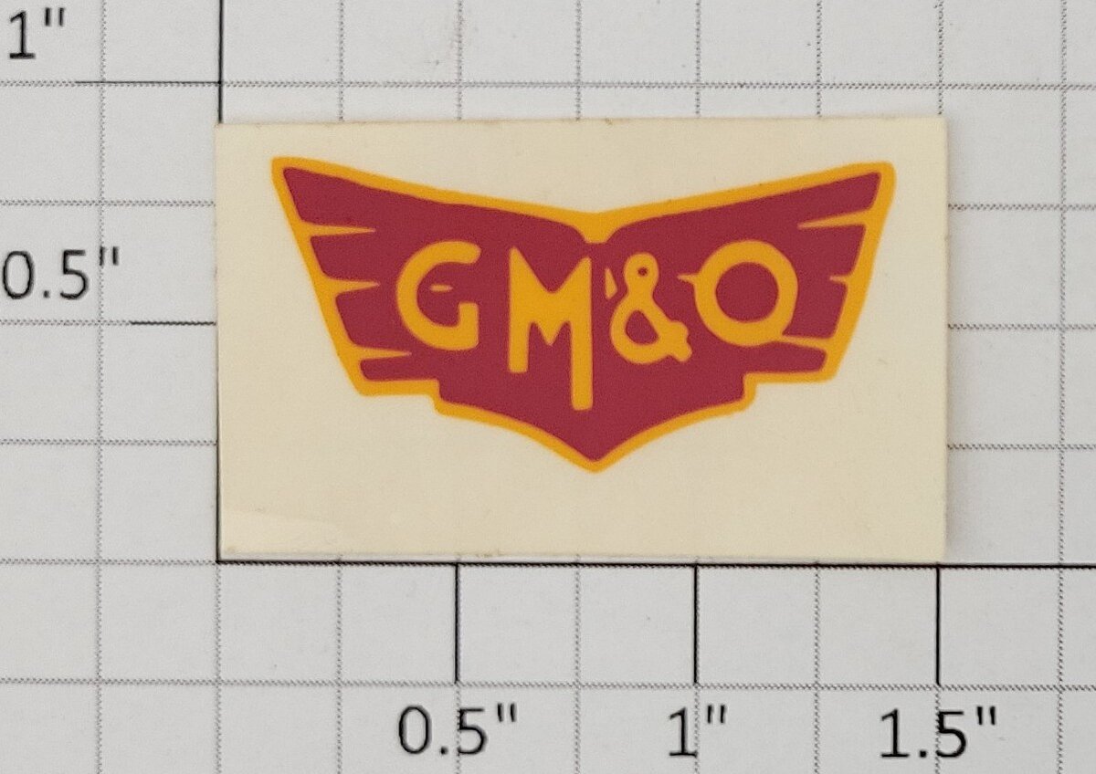 American Flyer D-254 GM&O Nose Sticker Decal