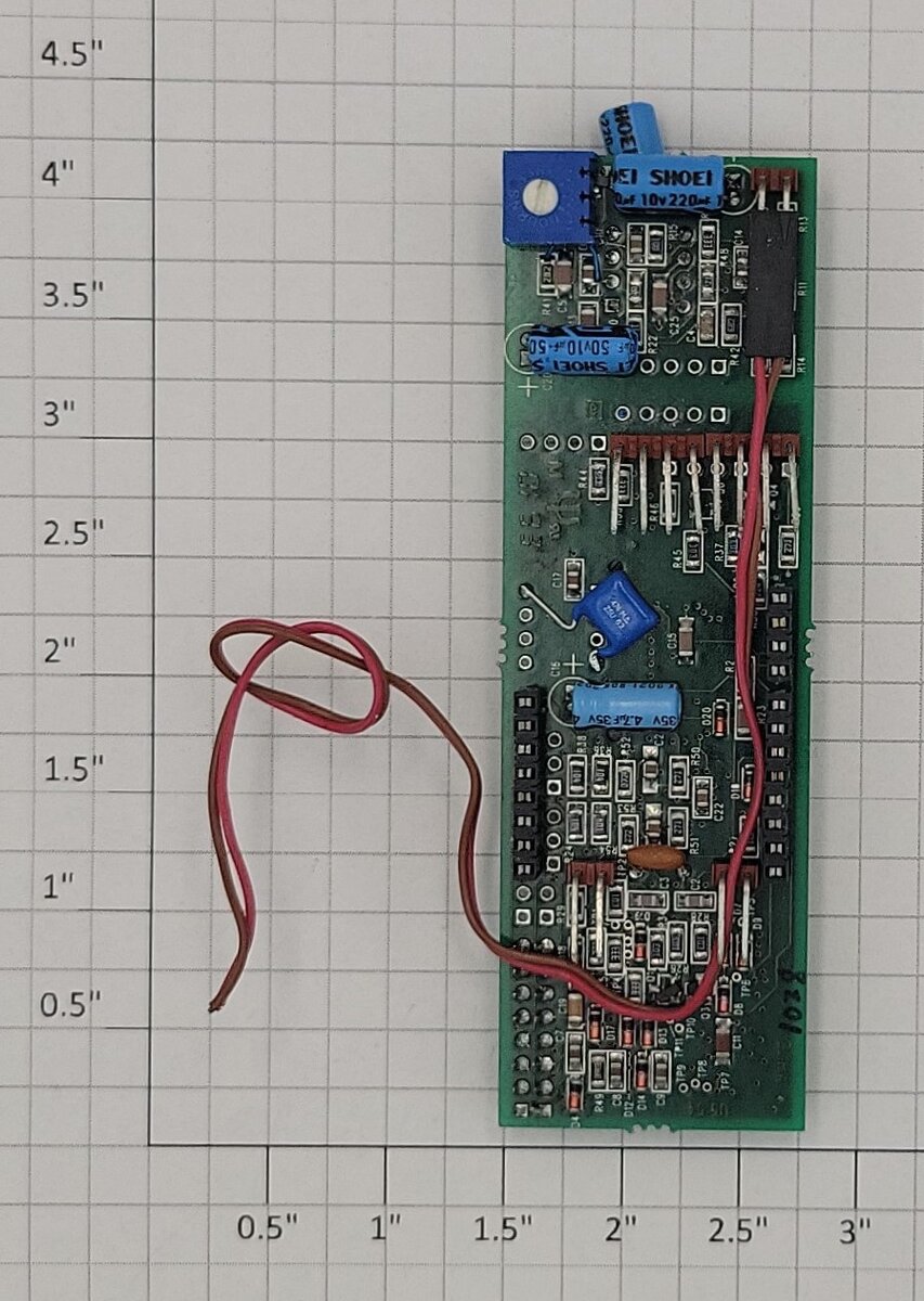 MTH AE-1000001X Unknown Sound Chip PCB Circuit Board