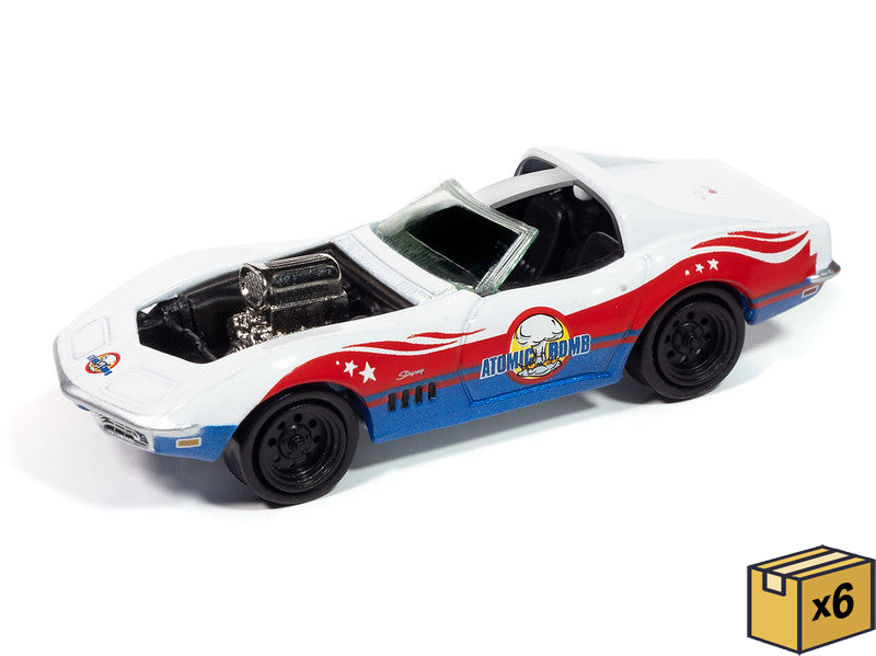 Johnny Lightning JLSP410-CASE 1:64 1969 Stuntman Mikes Ride Along Racing Car