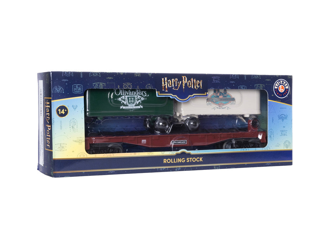 Lionel 2528560 O Harry Potter Hogsmeade Flatcar with Piggyback Trailer