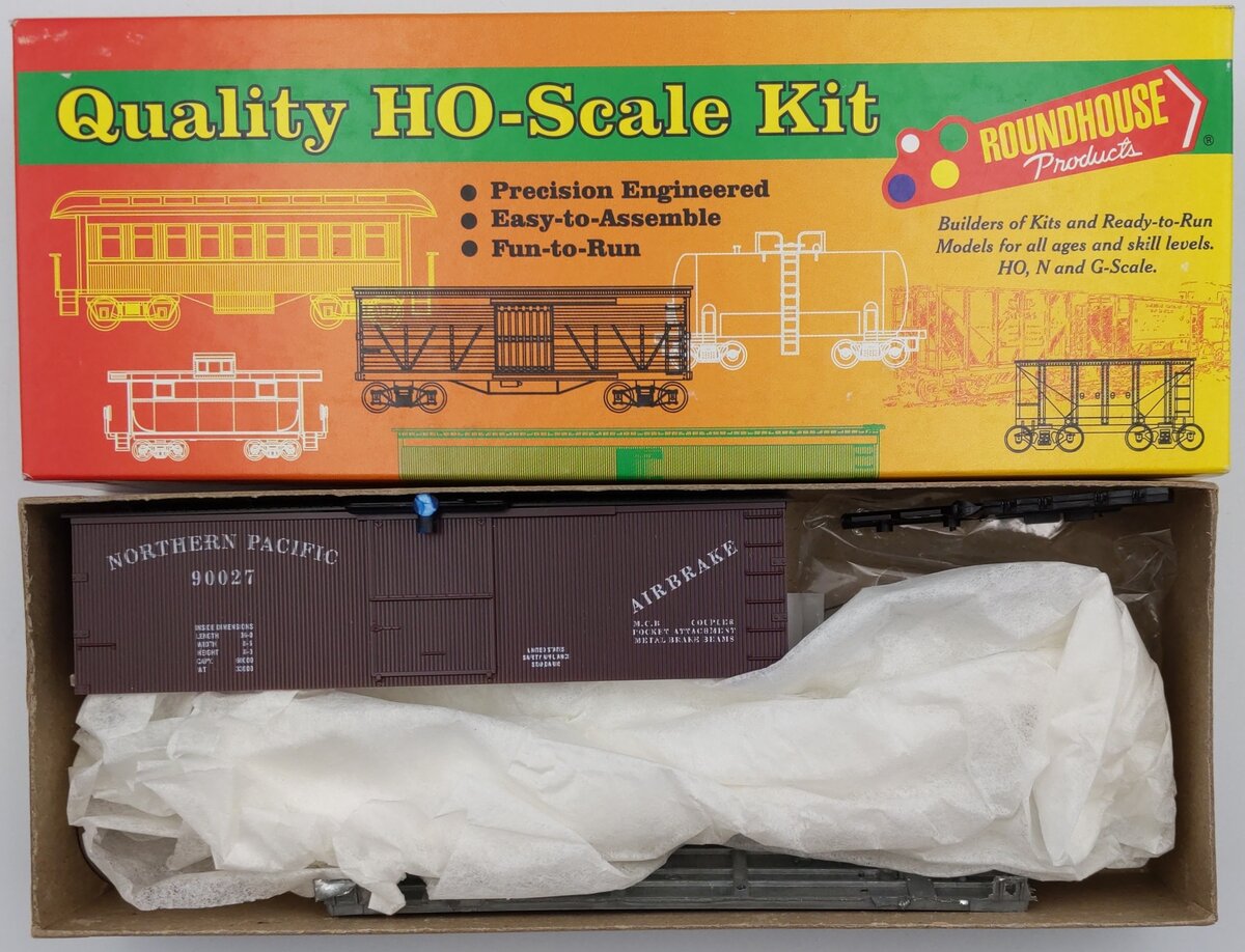 Roundhouse 07905 HO 36' Old Time Truss Rod Boxcar Kit
