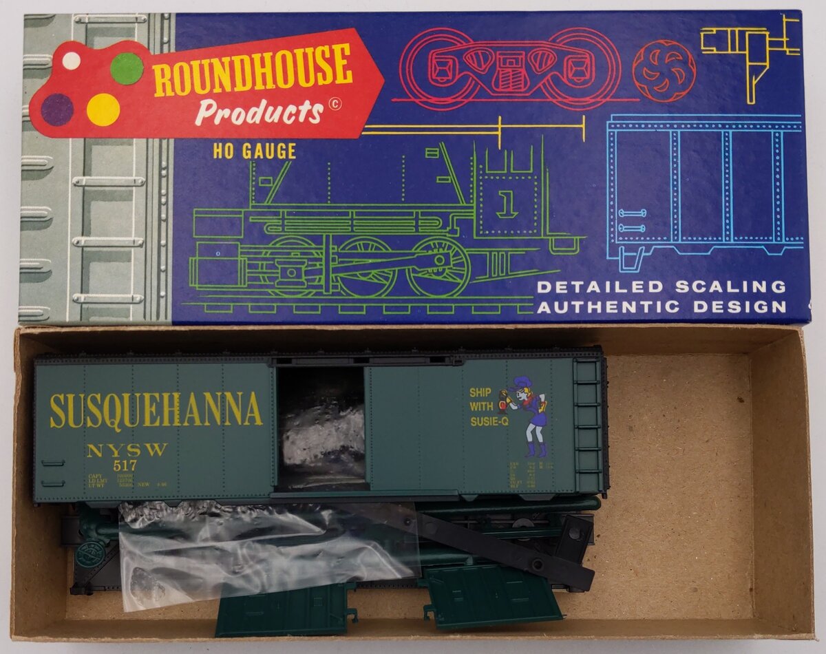 Roundhouse 3232 HO "Susquehanna" NYSW 40' AAR Boxcar Kit