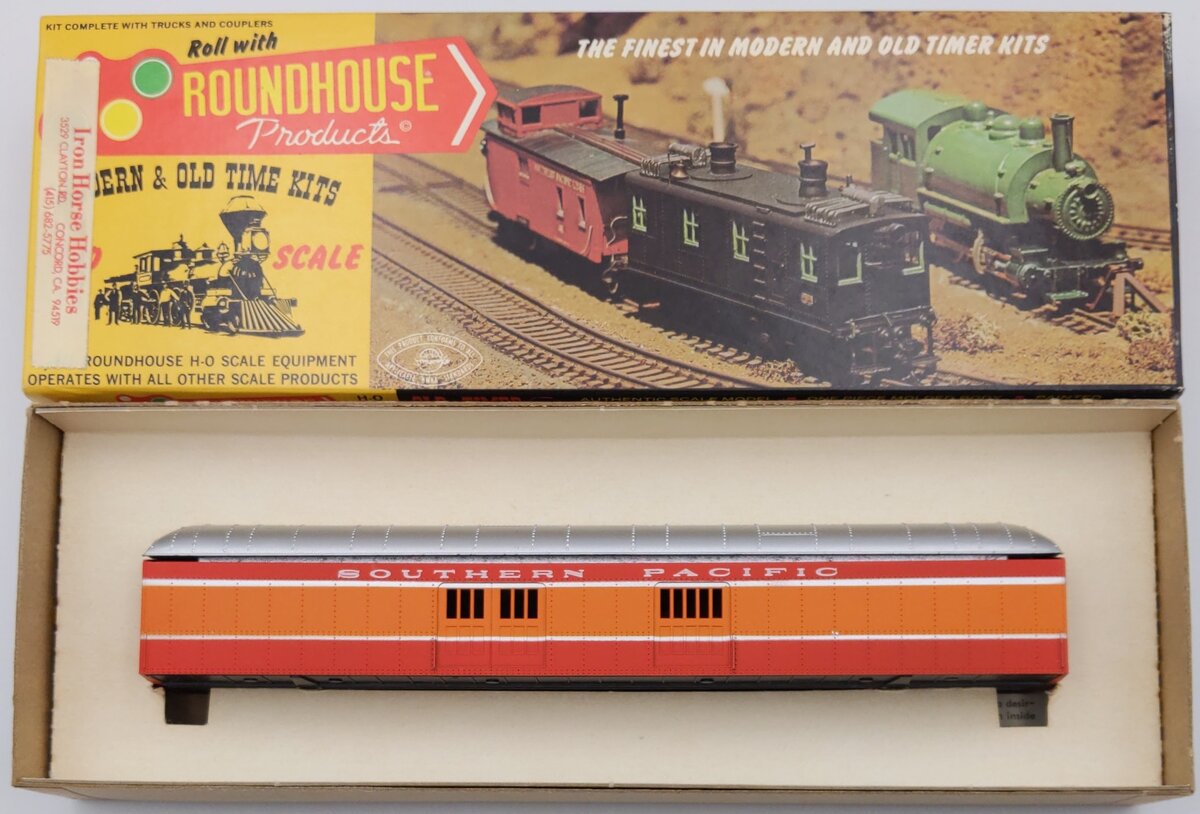 Roundhouse 6021 HO Southern Pacific Harriman Baggage Car Kit