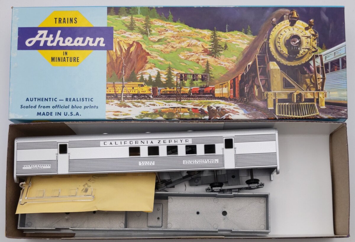 Athearn 2131 HO SL RPO California Zephyr Passenger Kit