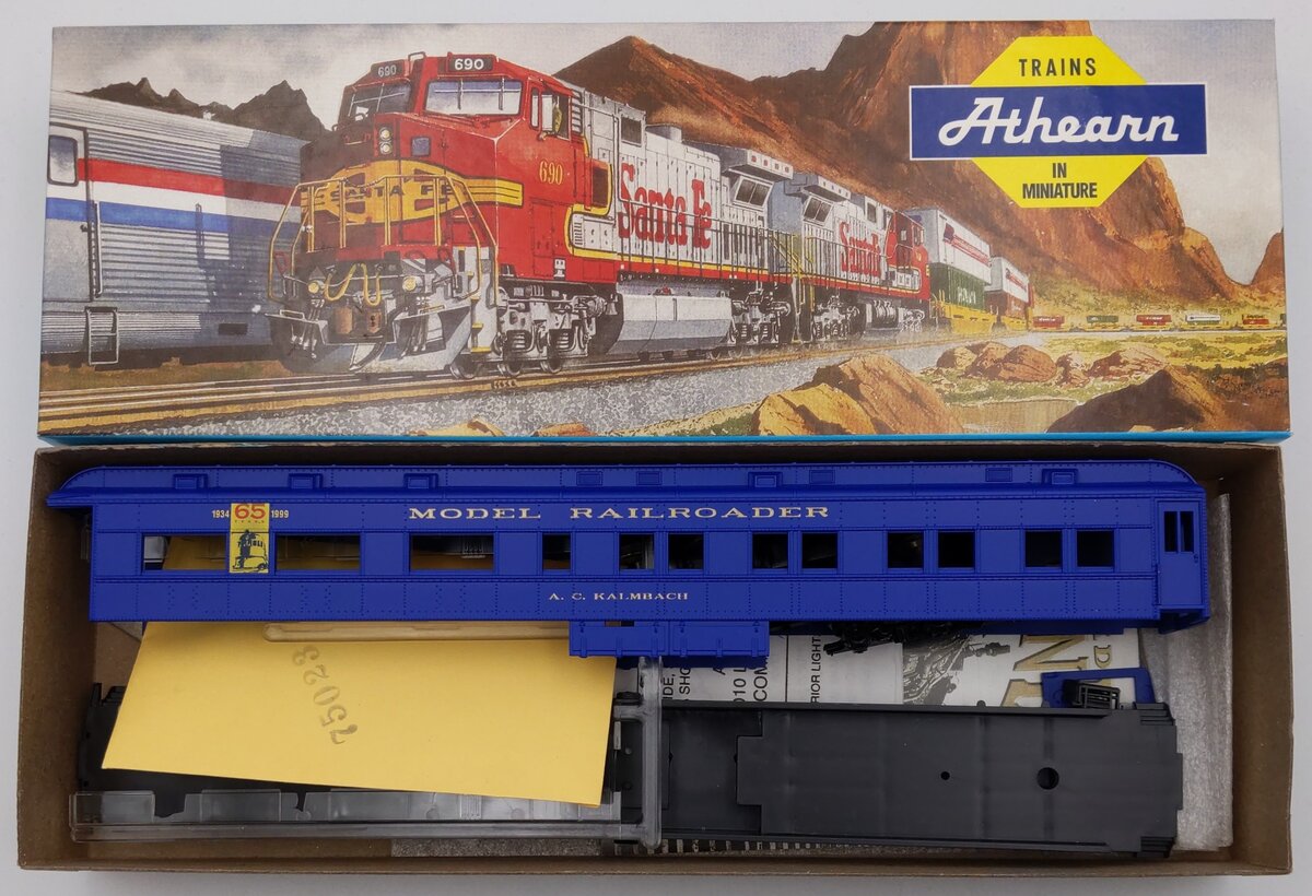 Athearn 5633 HO 65th Anniversary STD Observation Car Kit