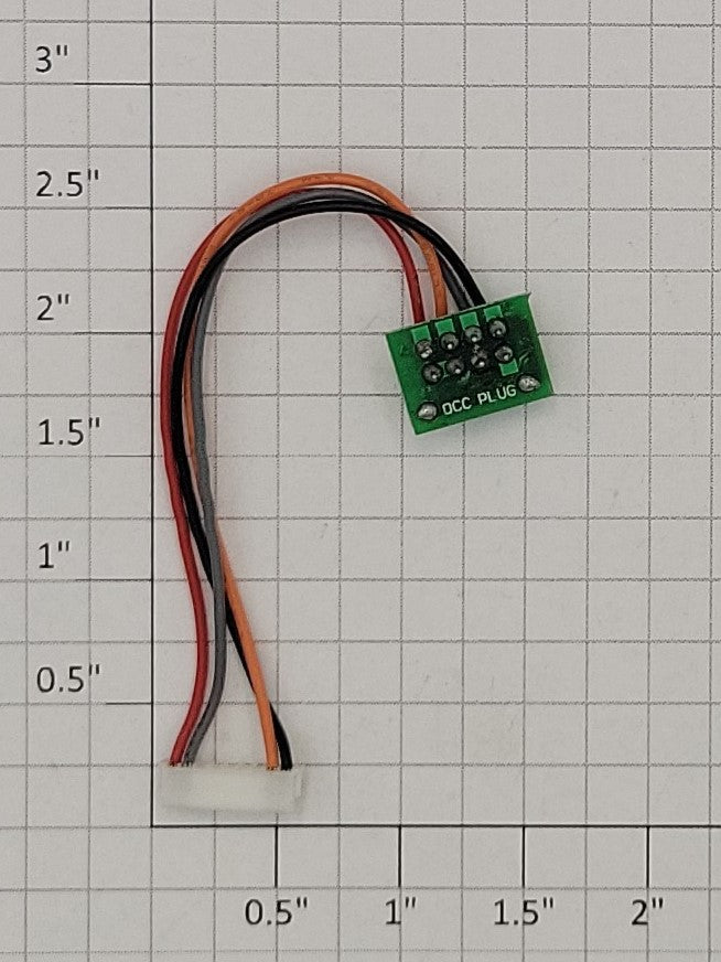 Acme 0922-21 DCC Plug PCB Circuit Board with Wire Harness