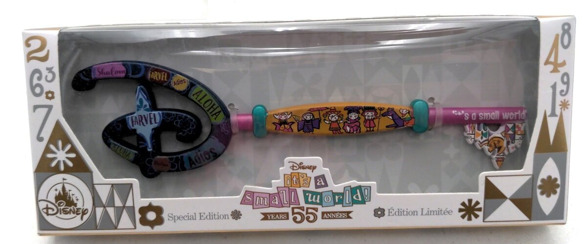 Disney 55 Key Its a Small World 55th Anniversary Limited Edition