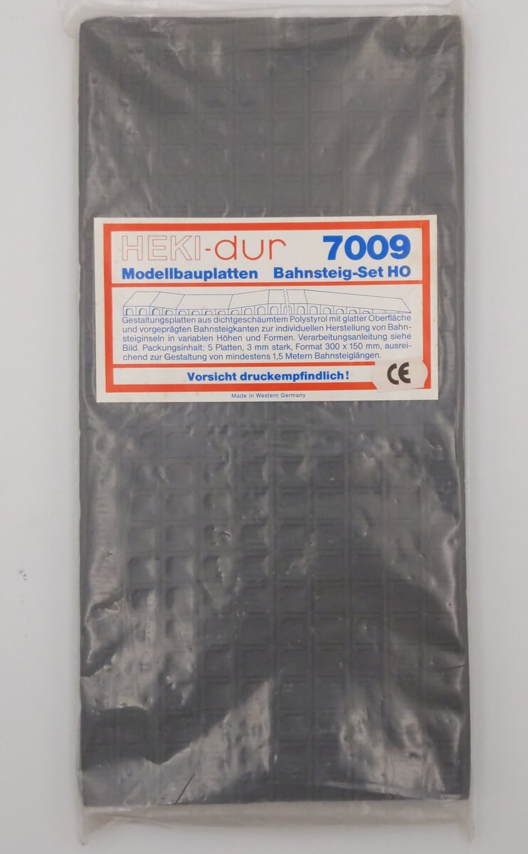 Heki 7009 HO Platform Sheets 300 x 150 mm
