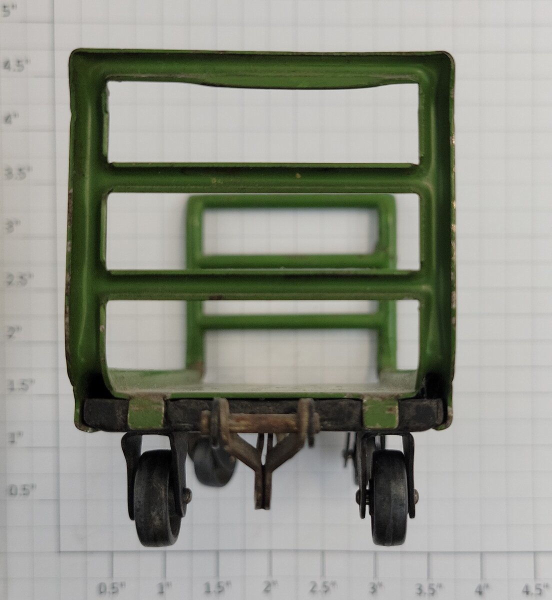 Lionel 161-1 Green Metal Baggage Truck