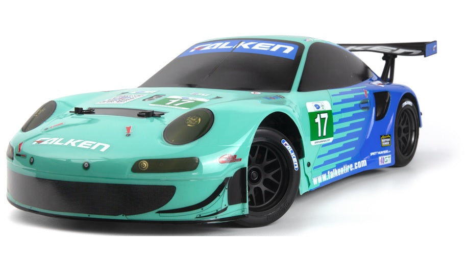 HPI Racing 160781 1:10 RS4 Sport 3 Porsche 911 GT3 RSR Falken Flux On-Road Car