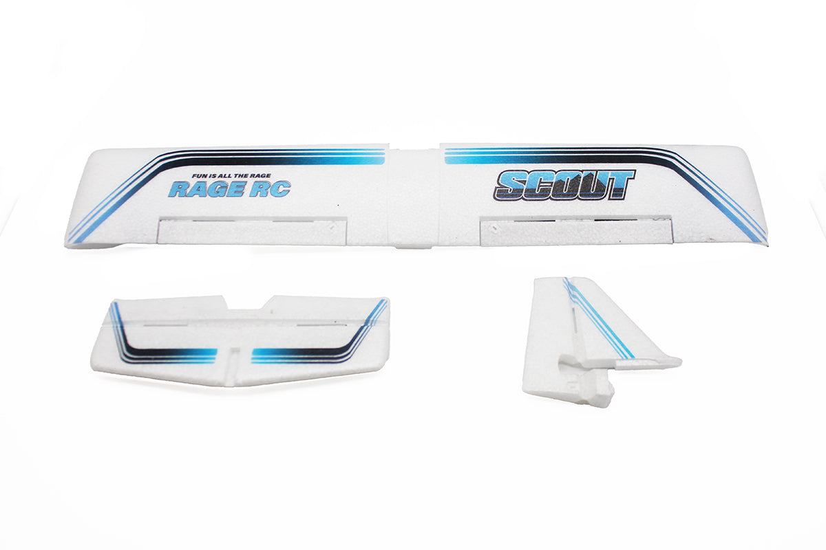 Rage R/C A1642 Scout Printed Main Wing and Tail Set