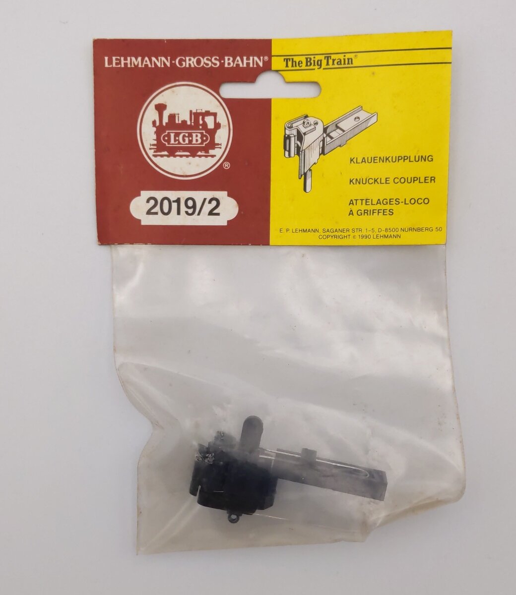 LGB 2019/2 G Scale Knuckle Coupler