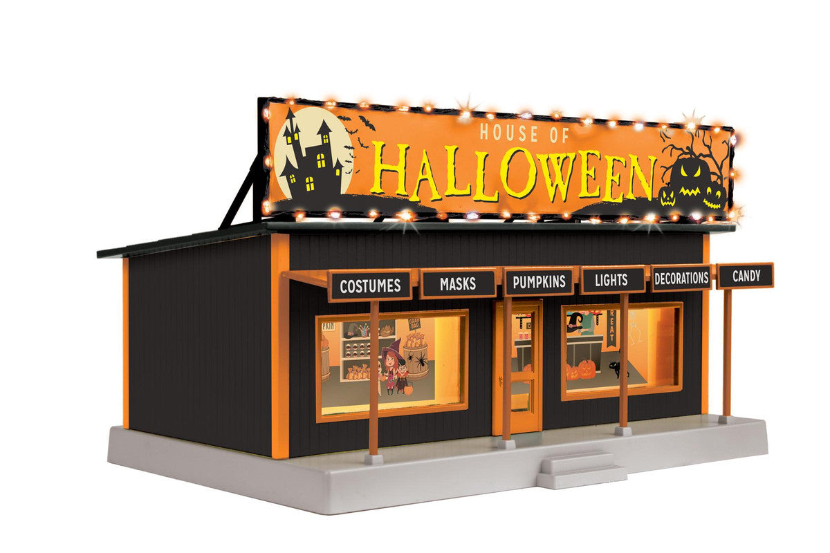 MTH 30-90728 O RailKing Halloween Road Side Stand with Operating Lights