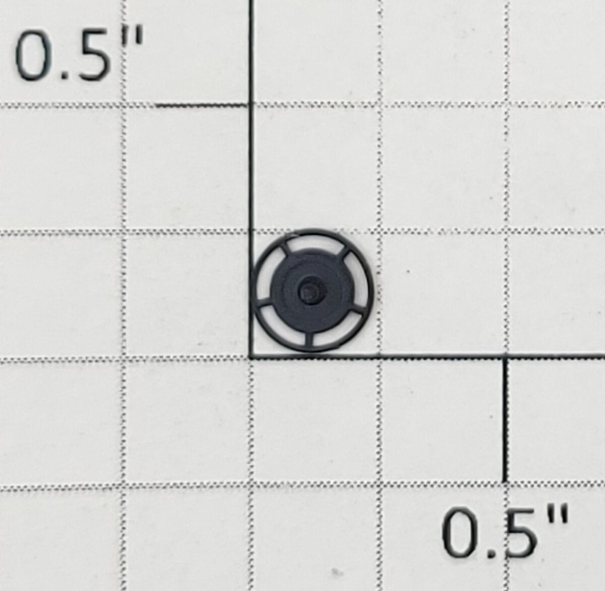 Athearn 93458 HO Scale Black Plastic Brake Wheel
