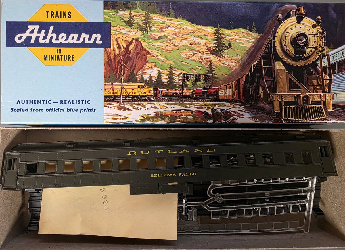 Athearn 5636 5636 HO Rutland "Bellows Falls" Passenger Car Kit