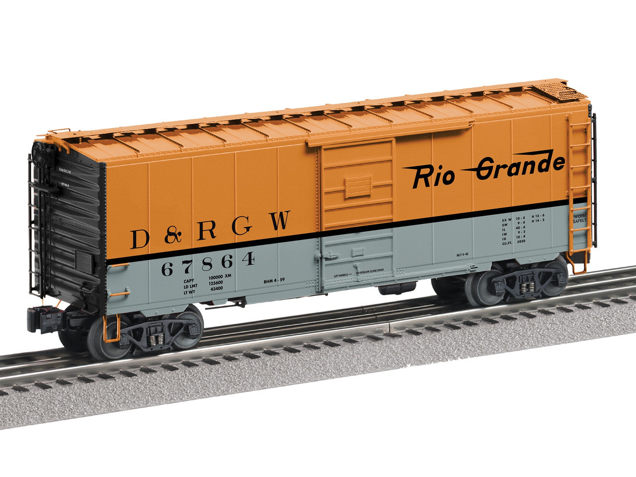 Lionel 2526660 O Denver & Rio Grande Western Freightsounds PS-1 Boxcar