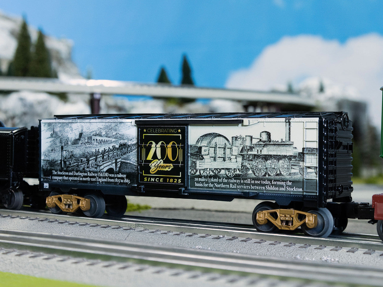 Lionel 2538050 O Stockton & Darlington 200th Anniversary Boxcar