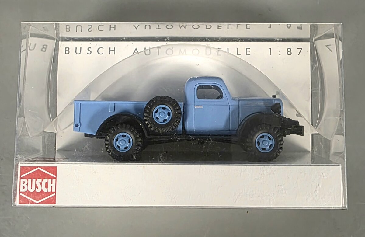Busch 44000 HO Light Blue Dodge Power Wagon