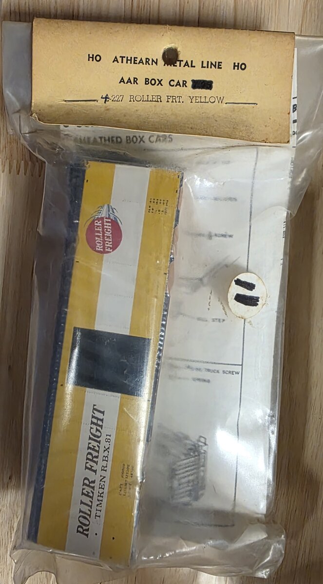 G. F. Menzies 4-227 HO Athearn Metal Line AAR Box Car Kit