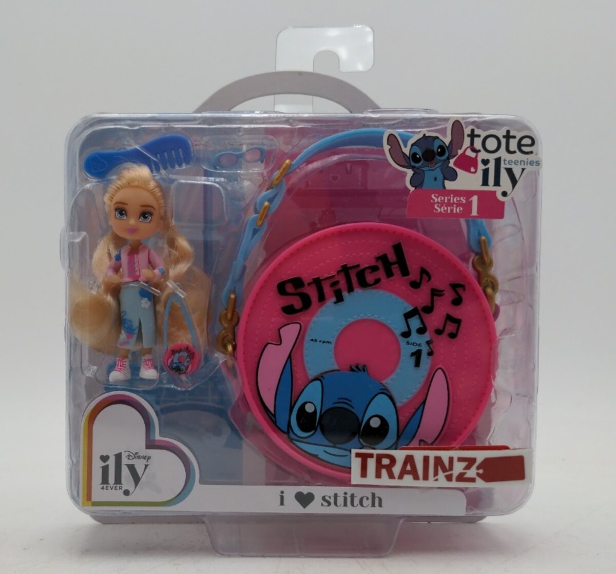 Disney 25393 ILY 4Ever 2.5" Tote-ILY Stitch Inspired Doll and Accessories