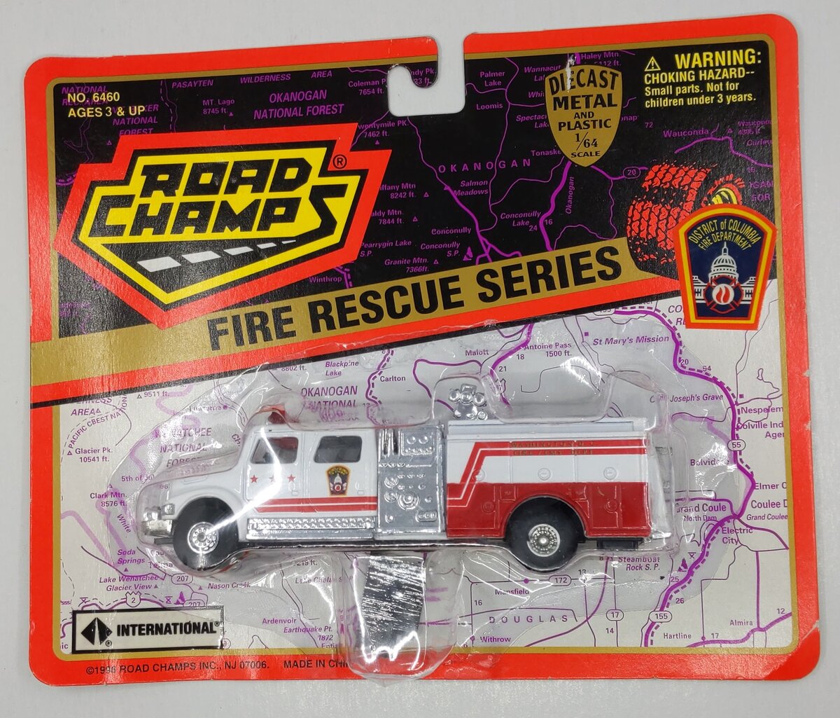 Road Champs 6460 1:64 Washington D.C. Fire and Emergency Medical Service Car
