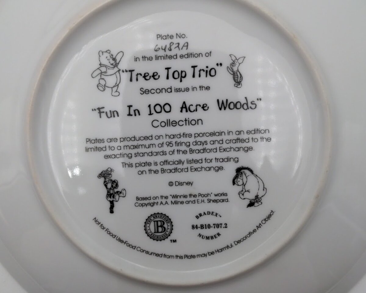 The Bradford Exchange Tree Top Trio Collectors Plate (Set of 3)