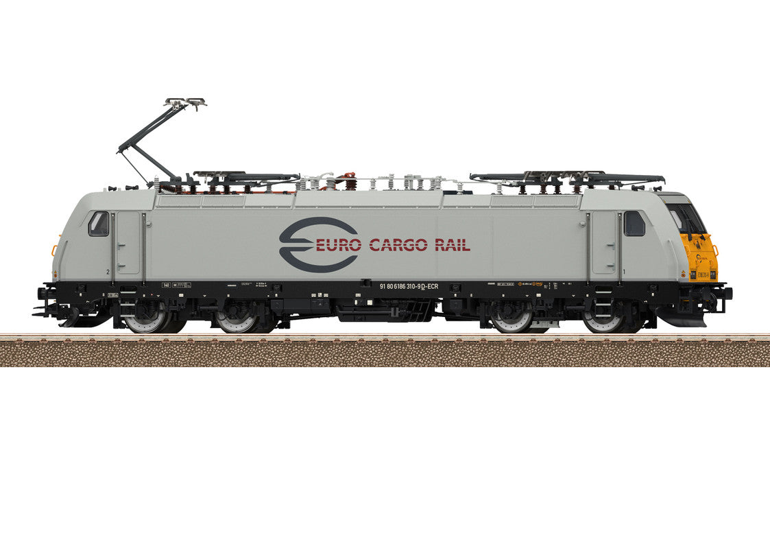 Trix 25804 HO Euro Cargo Rail (ECR) Class 186 Electric Locomotive #186 310-9