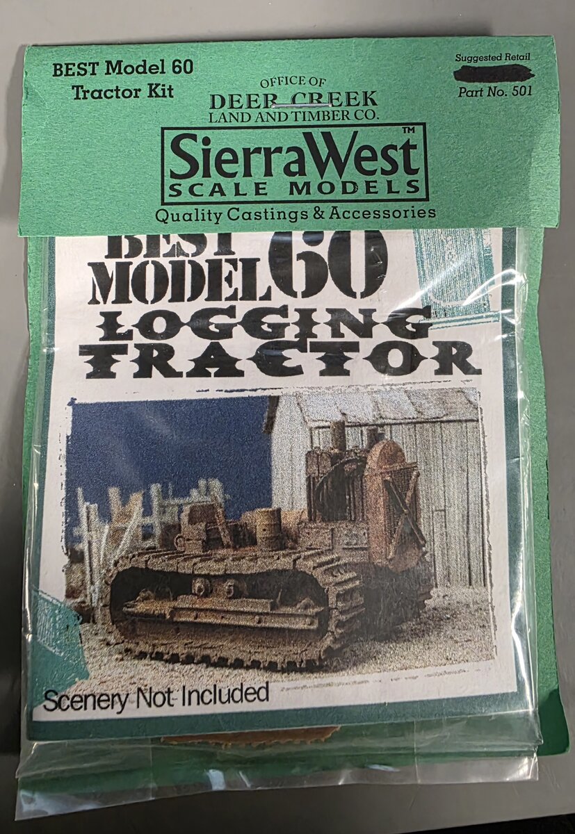 Sierra West 501 HO Best Model 60 Logging Tractor Building Kit