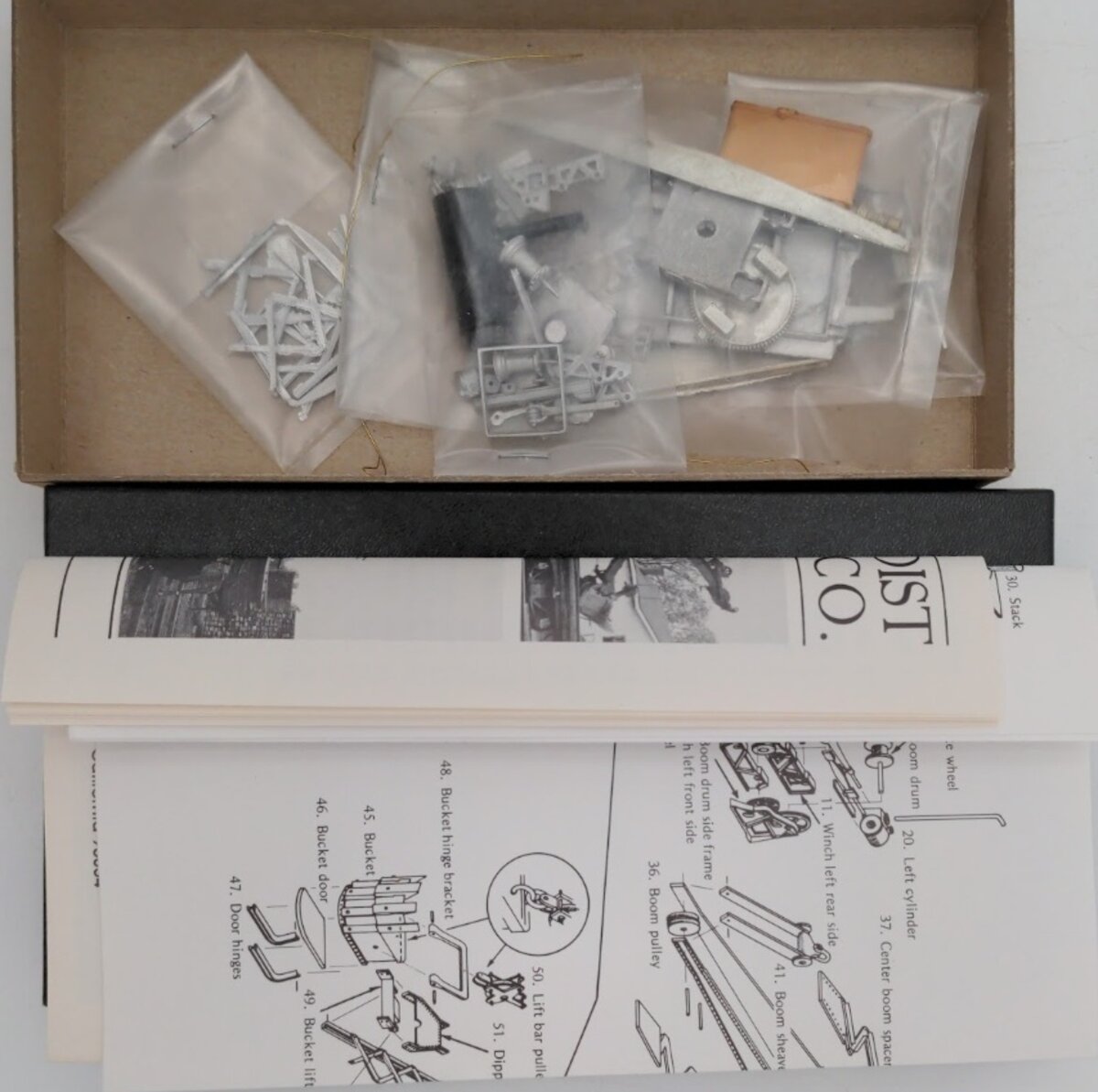 Rio Grande Models 3013-DT American Hoist & Derrick Ditcher Metal Building Kit