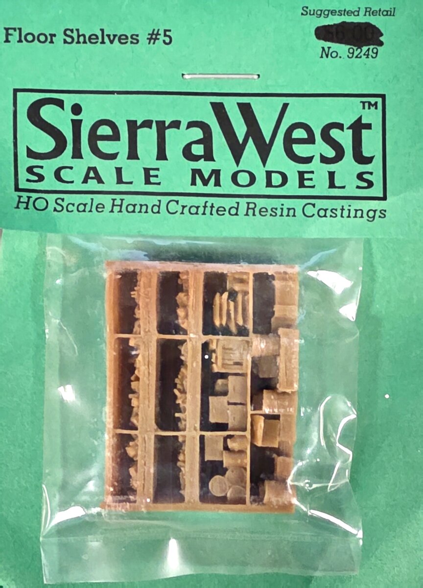 Sierra West 9249 HO Floor Shelves #5 Resin Casting