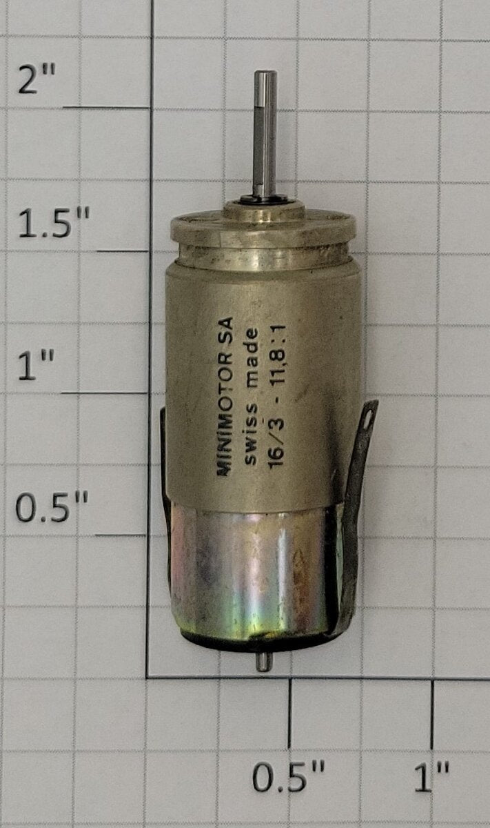 Faulhaber 1524E012S 12-Volt DC Can Motor with Gearbox