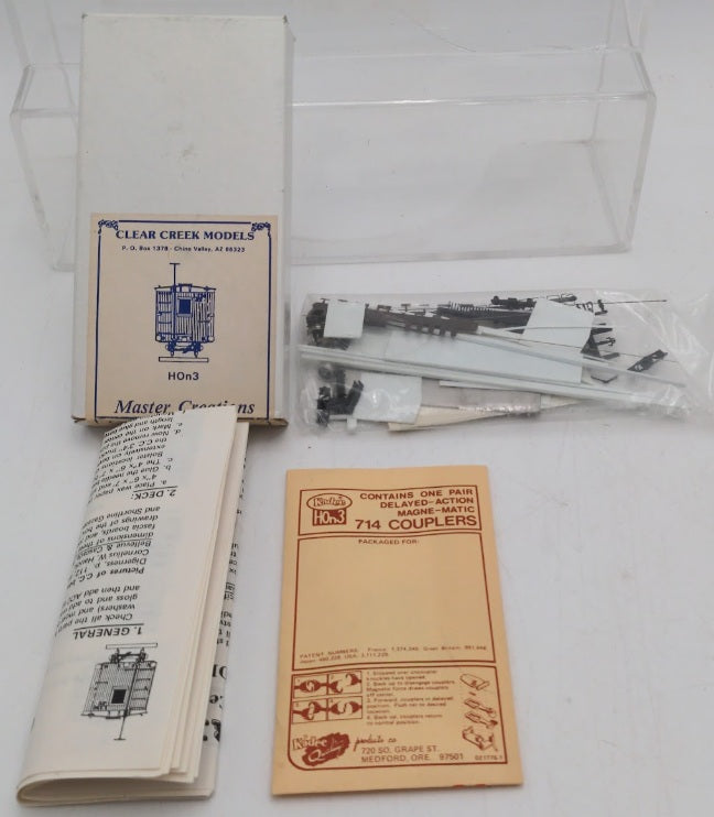Master Creations 404 HOn3 Colorado Central 24' Box Car Kit