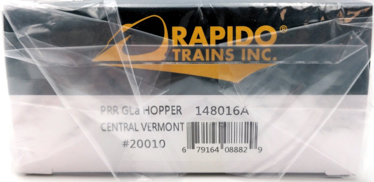 Rapido Trains 148016A HO Central Vermont GLa 2-Bay Hopper #20010