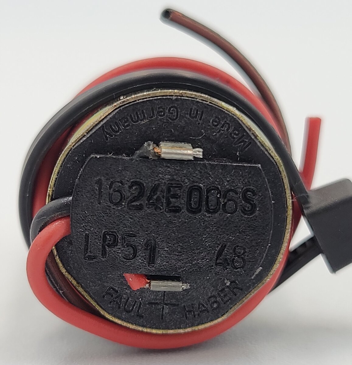 Faulhaber 1624E006S 6-Volt DC Can Motor with Gearbox and Wire