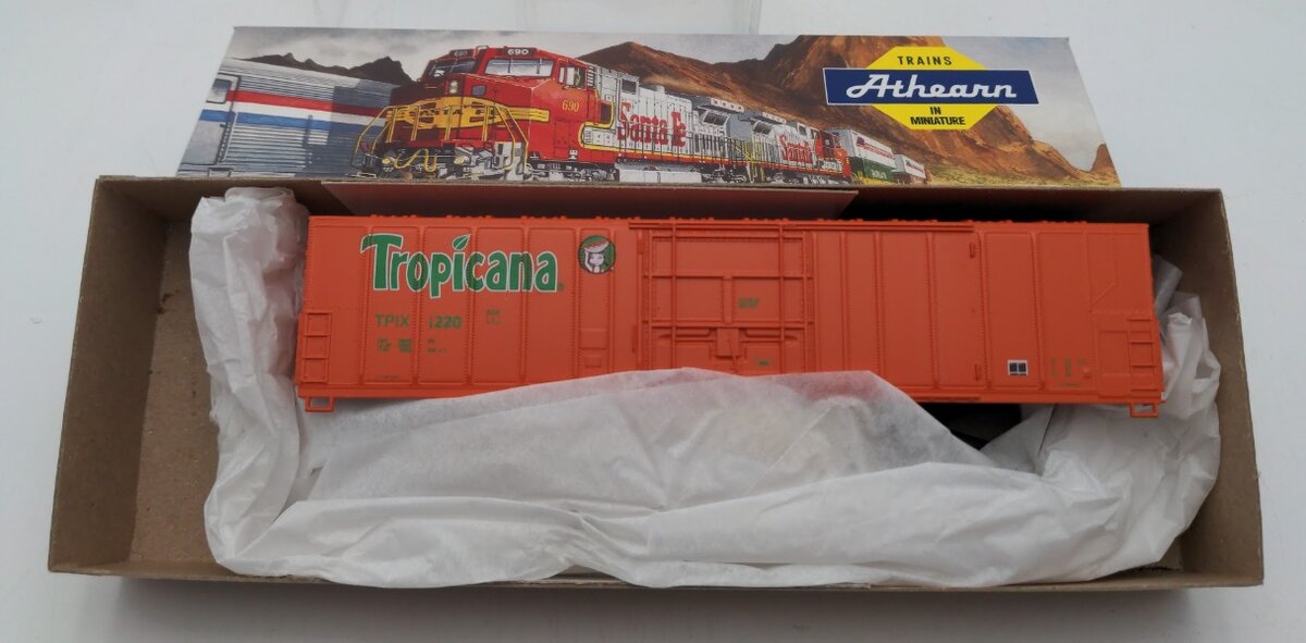 Athearn 2905H HO Scale Tropicana 57' Mechanical Reefer # 1220 Kit