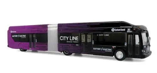 Iconic Replicas 87-06071:87 Spokane Transit NFI Xcelsior XE60 5-Door Bus
