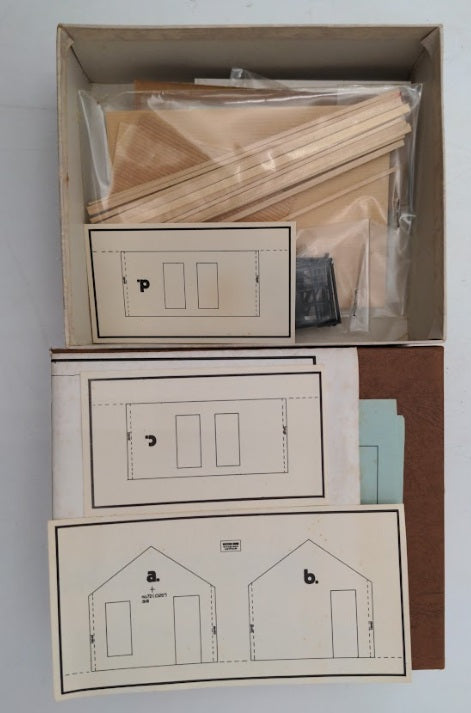 The Structure Company 1003 HO Scale MT Princeton Station Wood and Plastic Kit