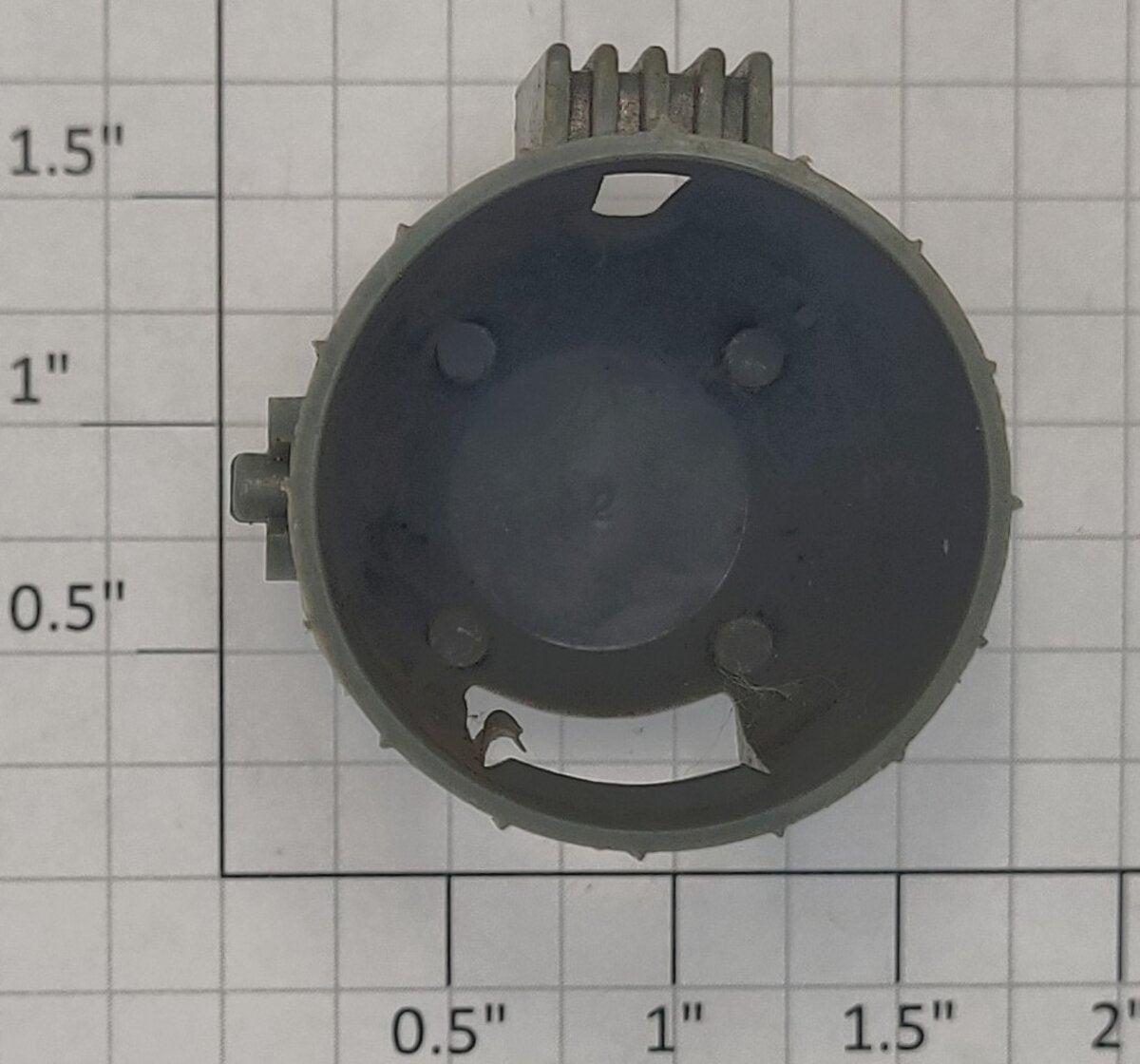 Lionel 3520-12 O Gauge Gray Plastic Searchlight Housing