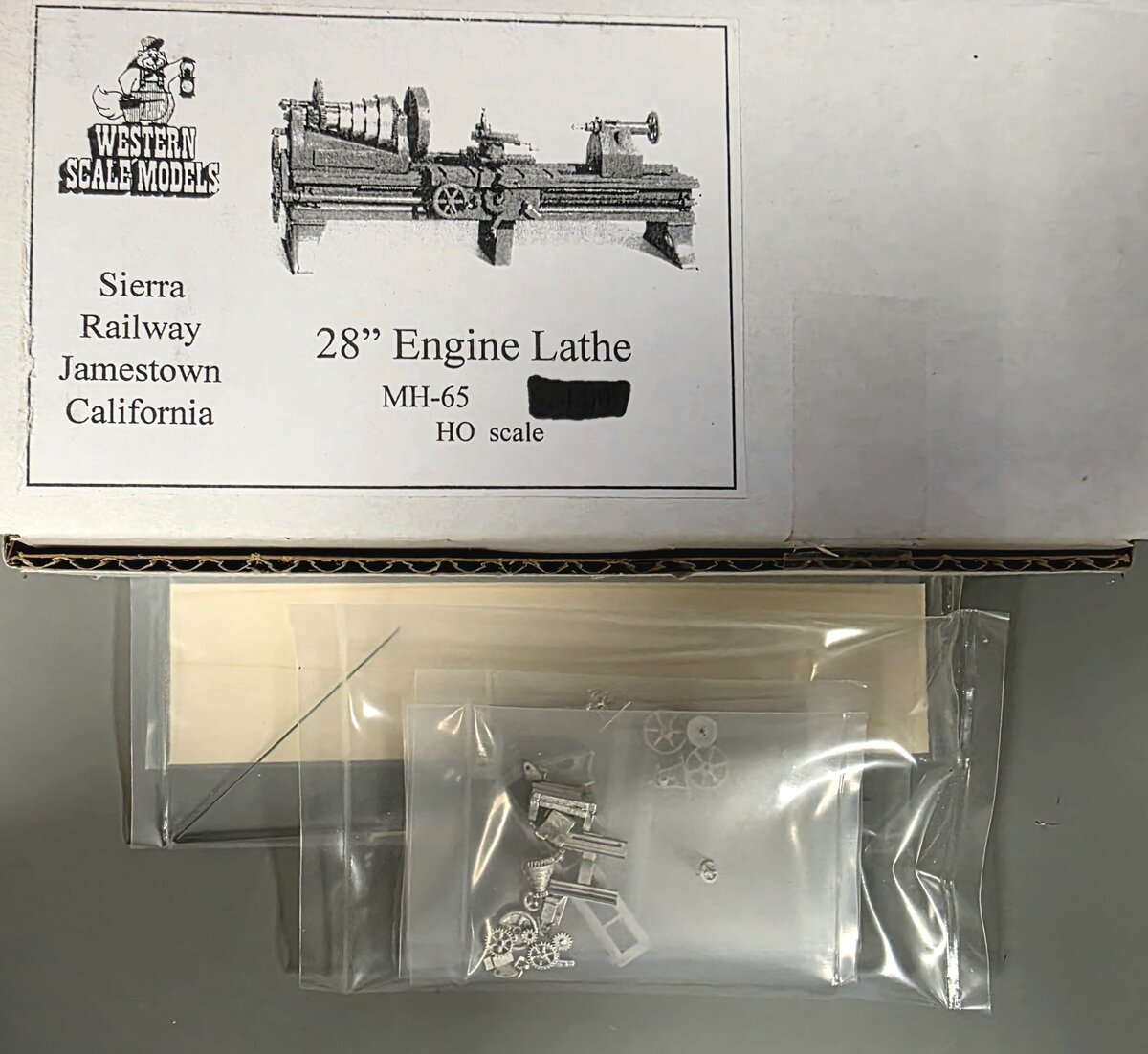 Western Scale Models MH-65 HO 28' Engine Lathe Kit