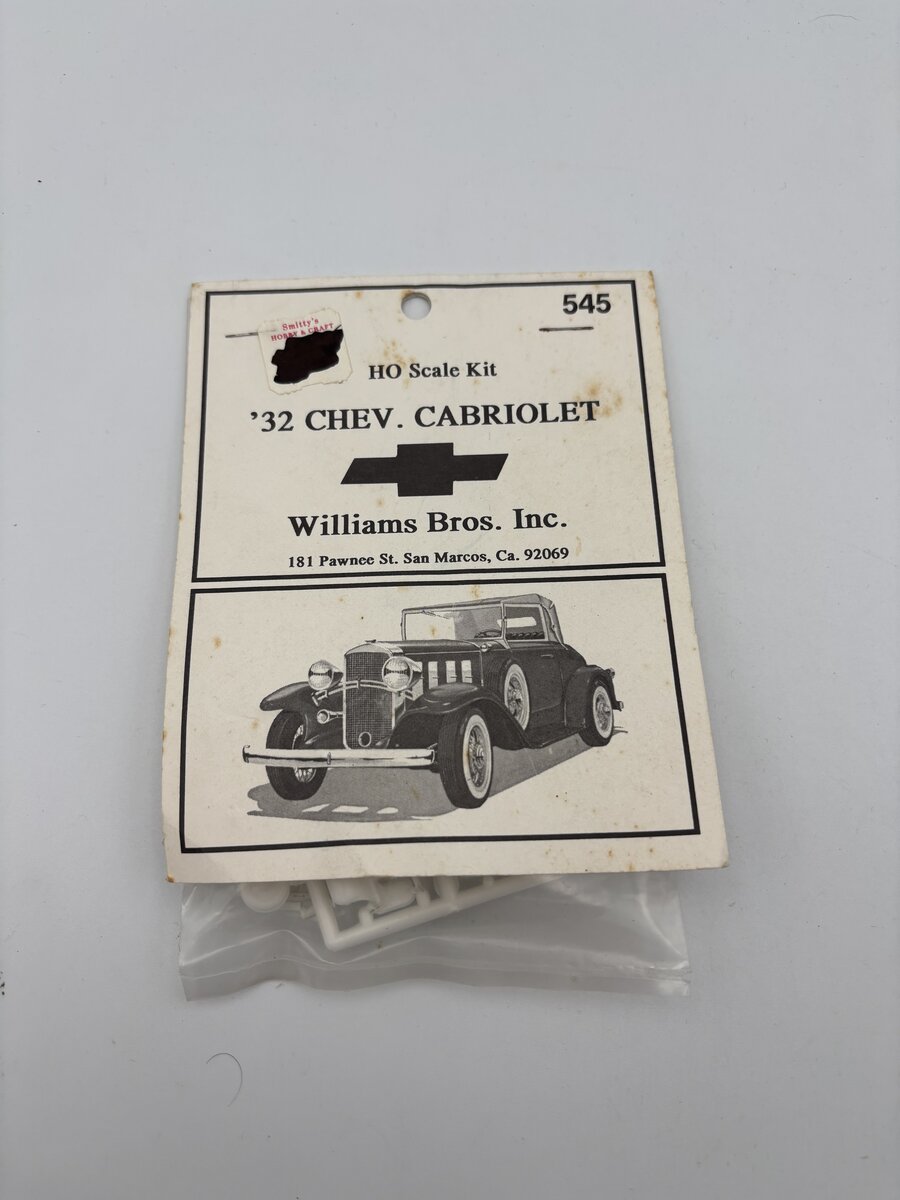 Williams Brothers 545 HO '32 Chev. Cabriolet