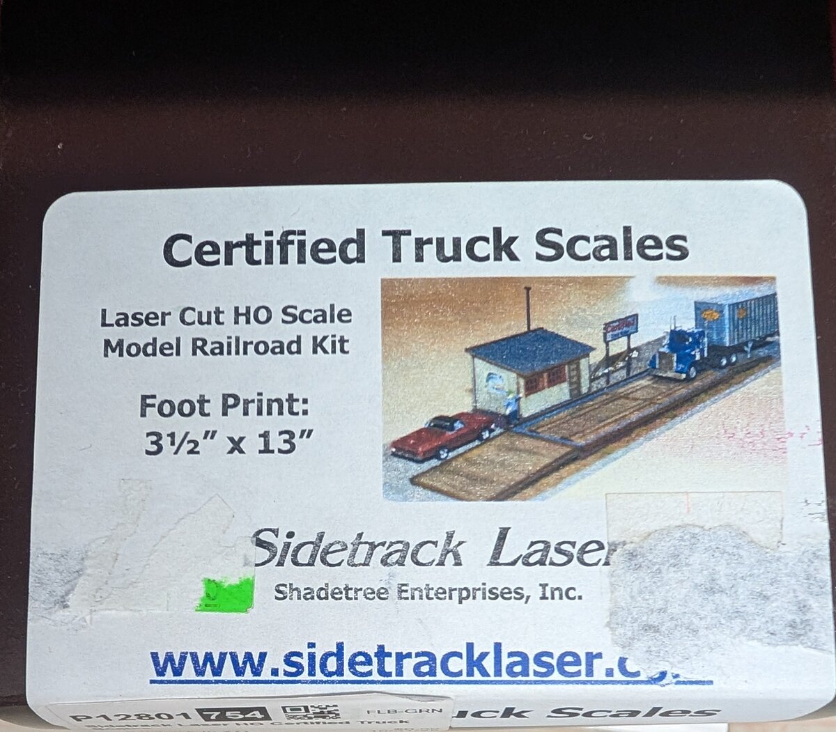 Sidetrack Laser HO Certified Truck Scales
