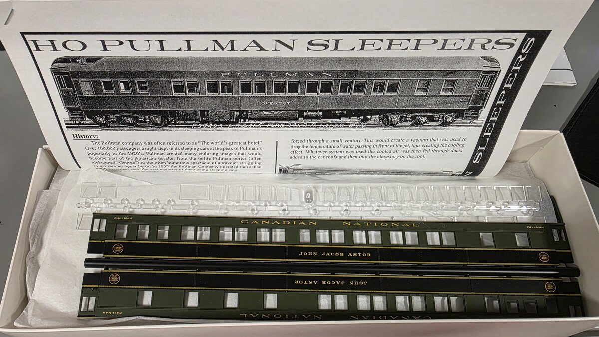 Branchline Trains 5025 HO CN "John Jacob Astor" Pullman Sleeper Kit