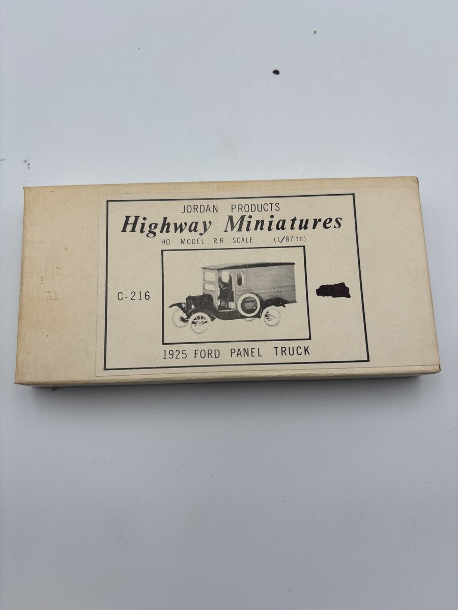Jordan Products C-216 HO 1925 Ford Panel Truck