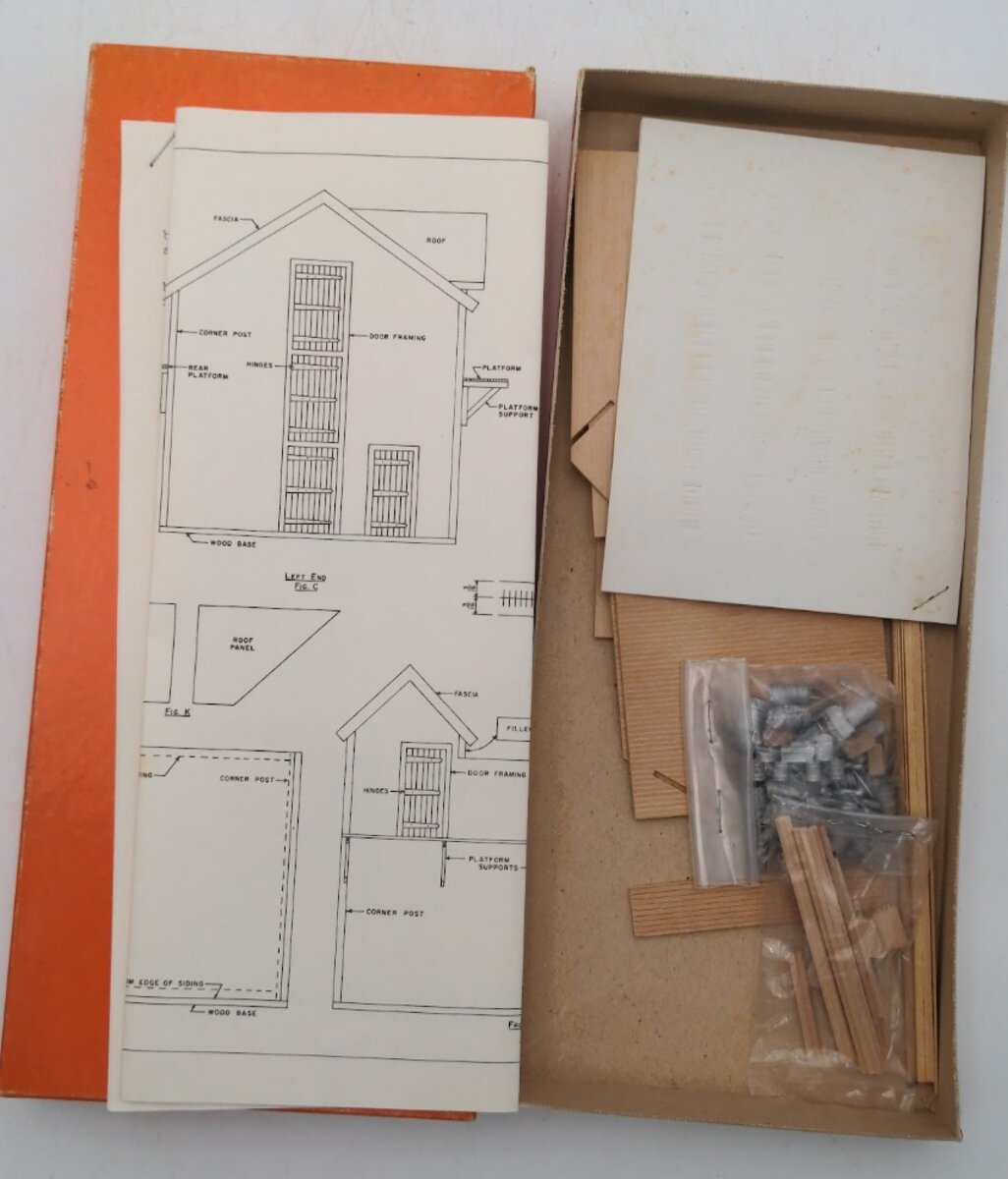 Juneco K-26 HO Scale 250 Ton Ice House Craftsman Kit