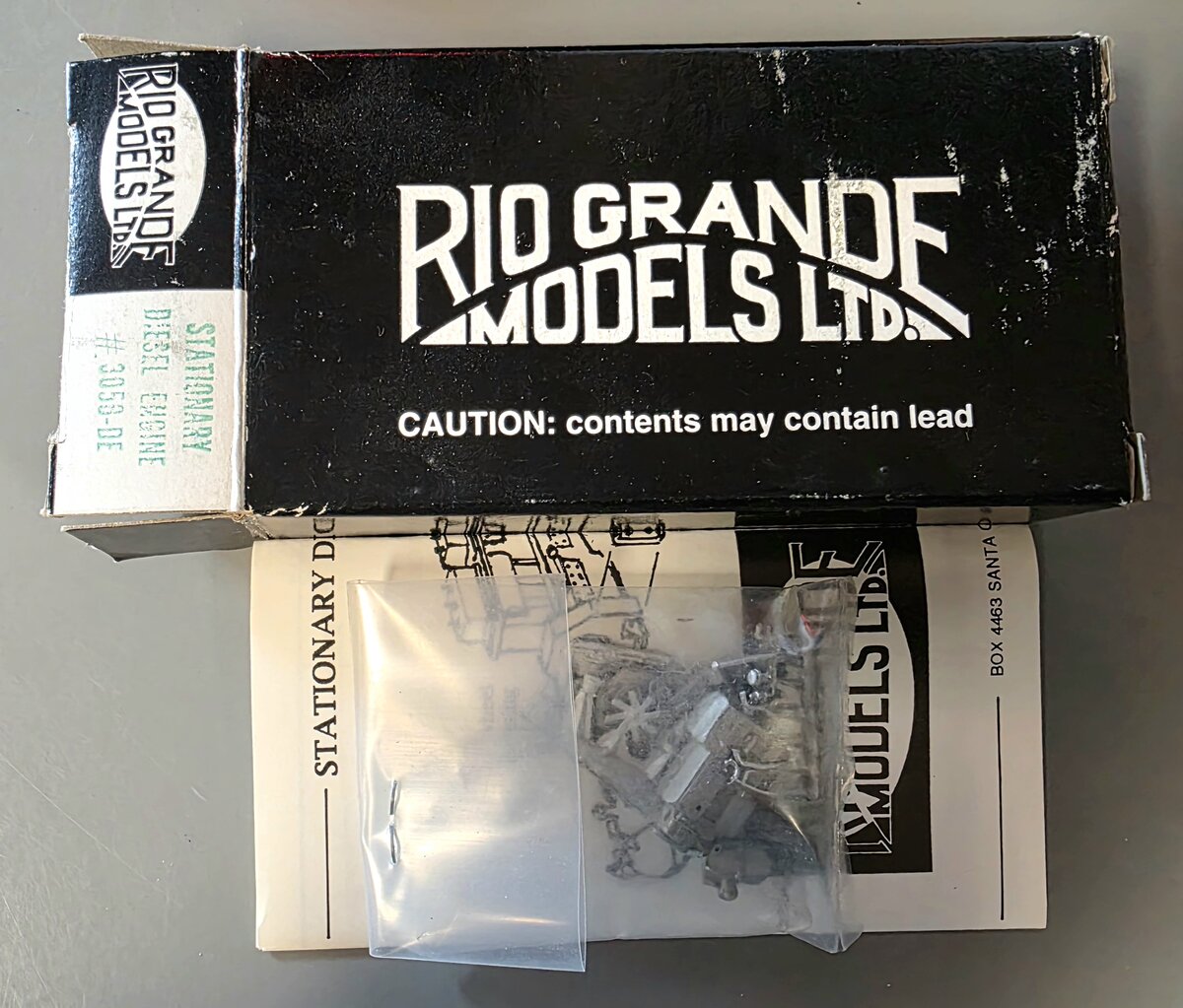 Rio Grande Models 3058-DE HO Stationary Diesel Engine Kit
