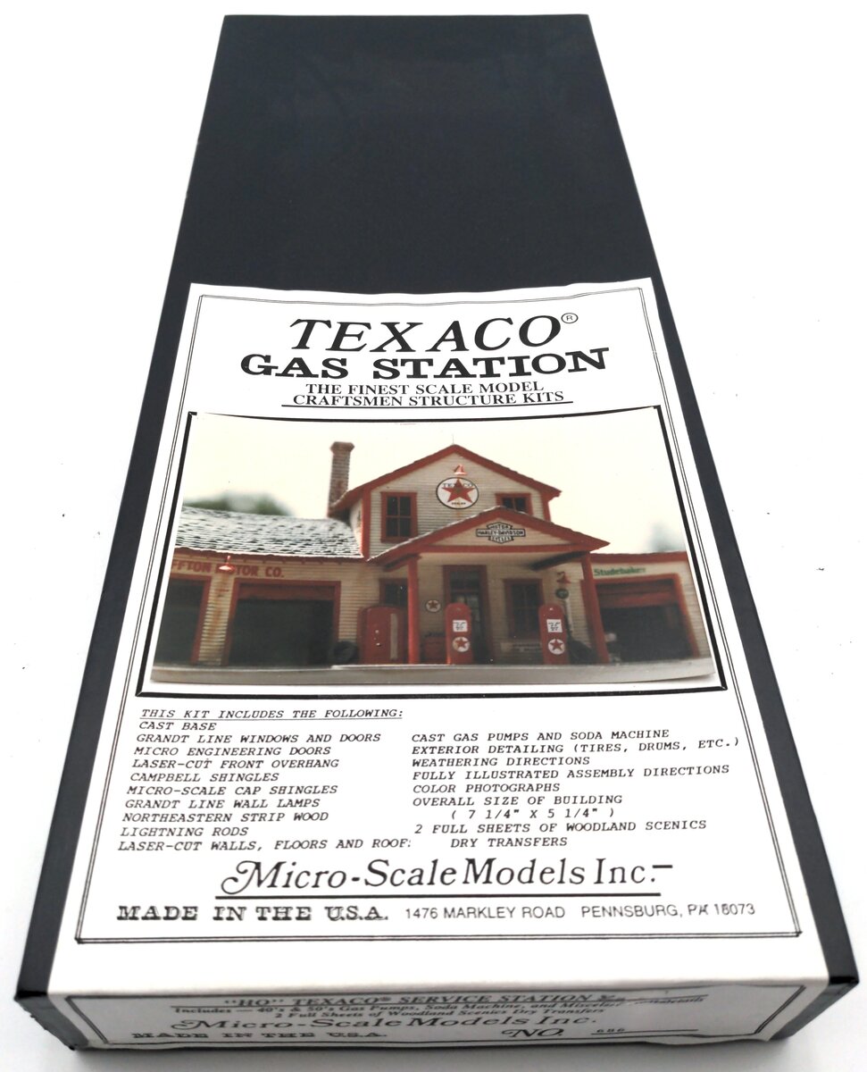 Micro-Scale Models 686 HO Texaco Gas Station Build Kit