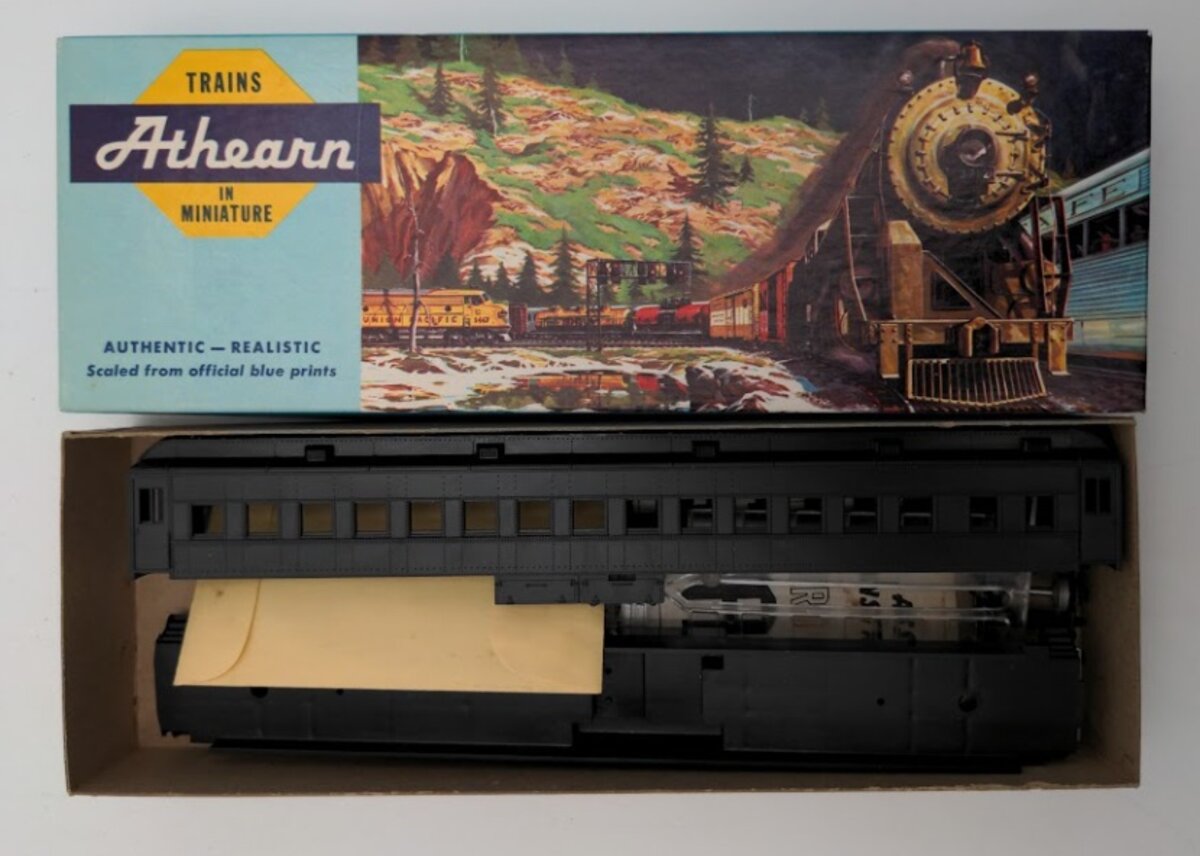 Athearn 1854 HO Scale Undecorated Standard Coach With Clerestory Kit